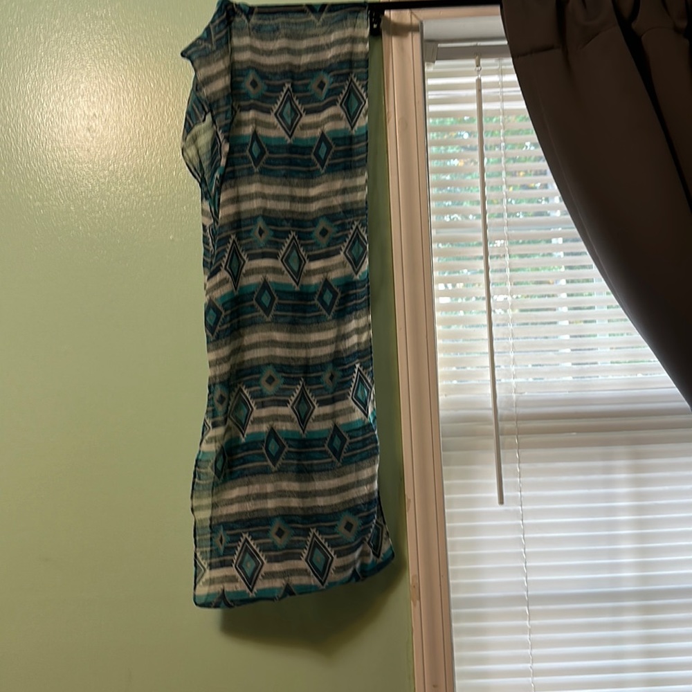 A pattern scarf for kids